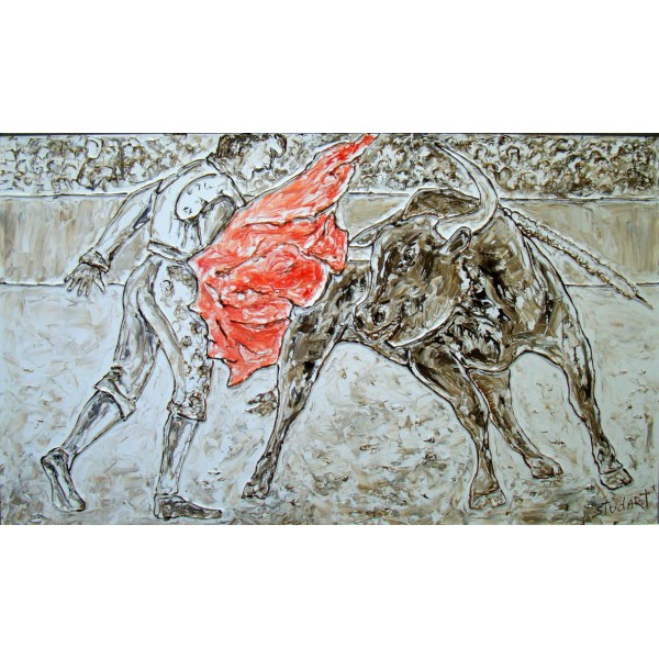 "Страсти по фламенко" (центральная часть триптиха) , холст, масло, 60 х 100 см, 2009 г.